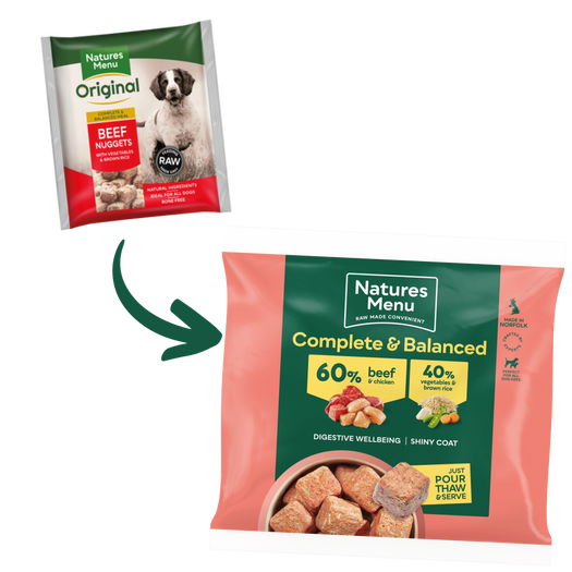 Natures Menu Nuggets - 60% Beef & Chicken 1kg