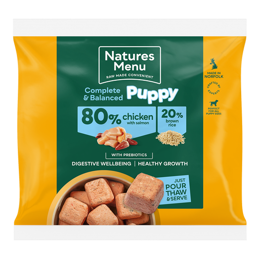 Natures Menu Nuggets - 80% Puppy Chicken & Salmon 1kg