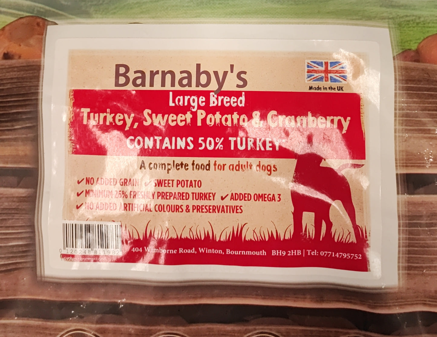 Barnabys Large Breed Turkey 6kg