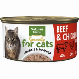 Natures Menu Cat Can Beef & Chicken 85g