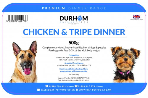 DAF Chicken & Tripe Dinner 500g