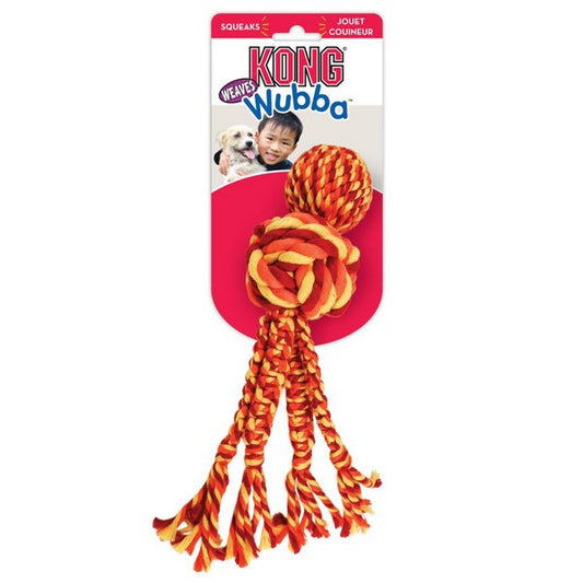 KONG Wubba Weaves w/Rope Assorted Small